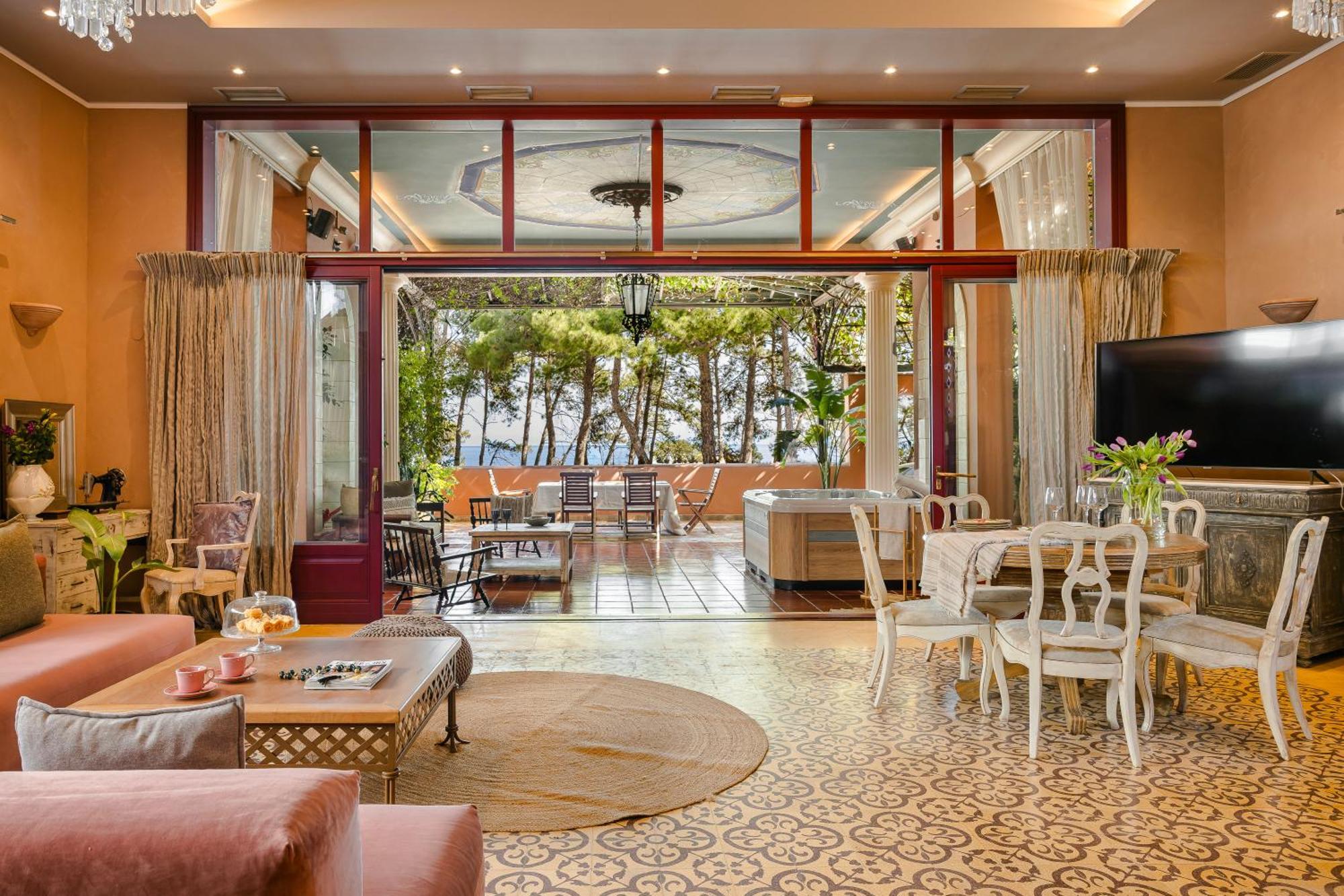 Scorpios Mansion / Downtown Skala / Seaside 빌라 외부 사진